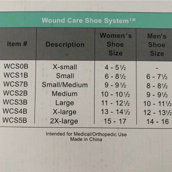 New Darco Wound Care Shoe System size Medium - Picture 10 of 12